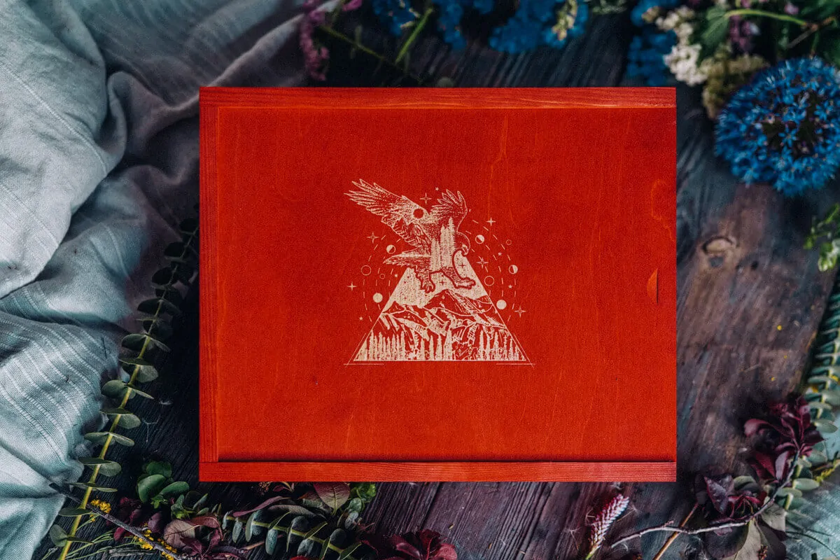 pudełko na album drewniane