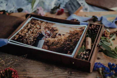 pudełko książka na zdjęcia 15x23cm