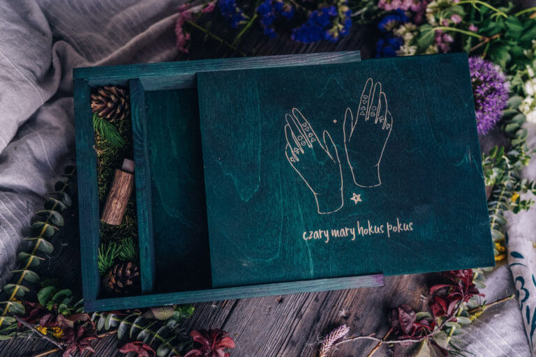 pudełko na album drewniane