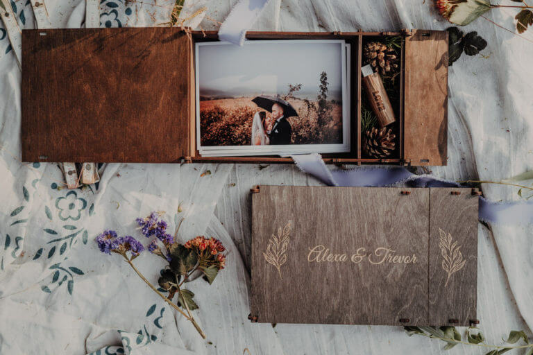 pudełka na zdjęcia z pendrivem 13x19