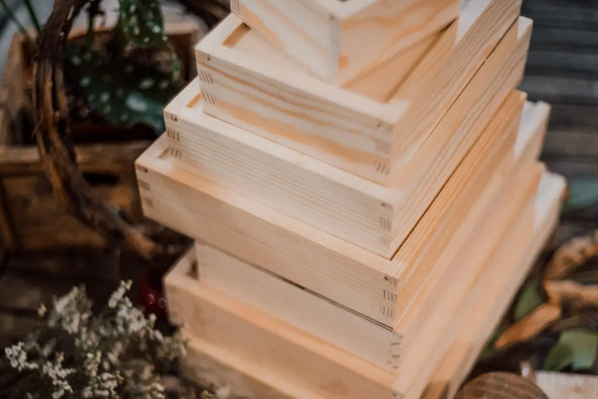 BASIC Drewniane pudełko na zdjęcia 10x15 cm 6