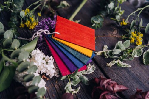 wzornik kolorów drewniany sklep