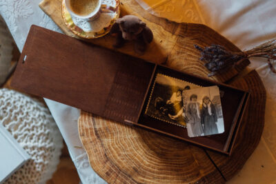 Pudełko książka na zdjęcia 15x23cm